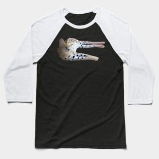 Low Poly Serval Lying Down Baseball T-Shirt